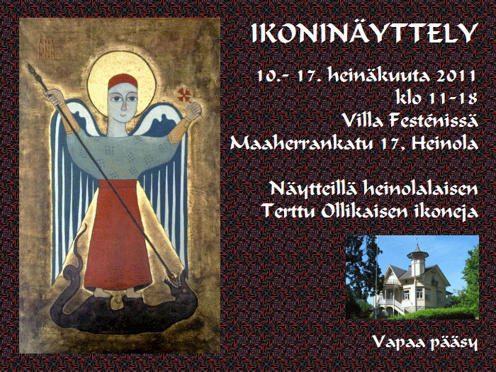 Terttu Ollikaisen ikonin&auml;yttely