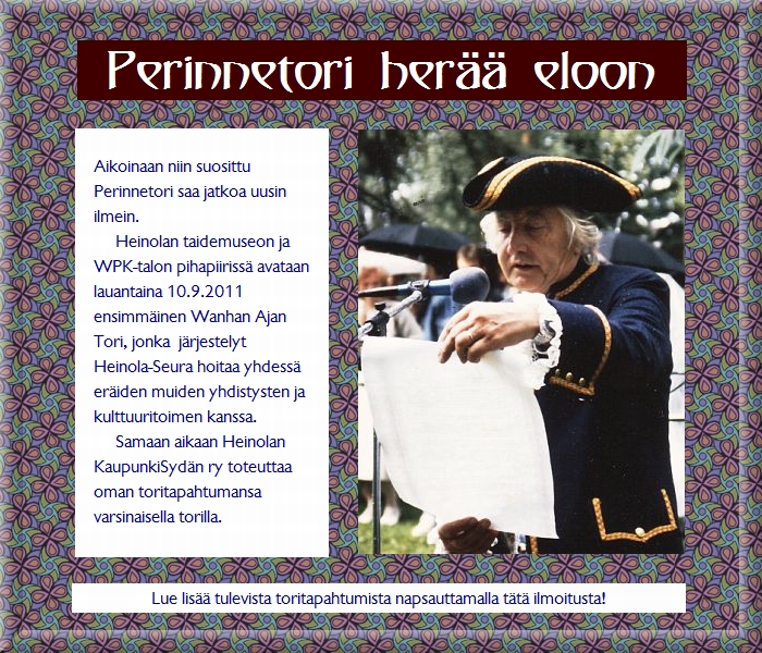 Perinnetori her&auml;&auml; eloon, ilmoituskuva