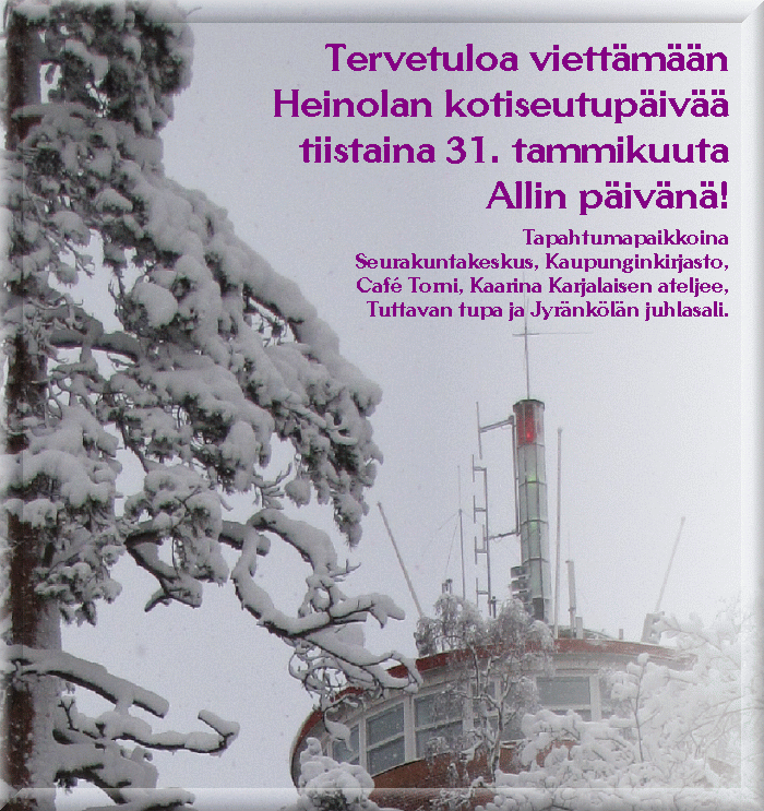 Tervetuloa viett&auml;m&auml;&auml;n kotiseutup&auml;iv&auml;&auml;