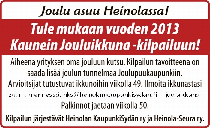 Kaunein jouluikkuna -kilpailu