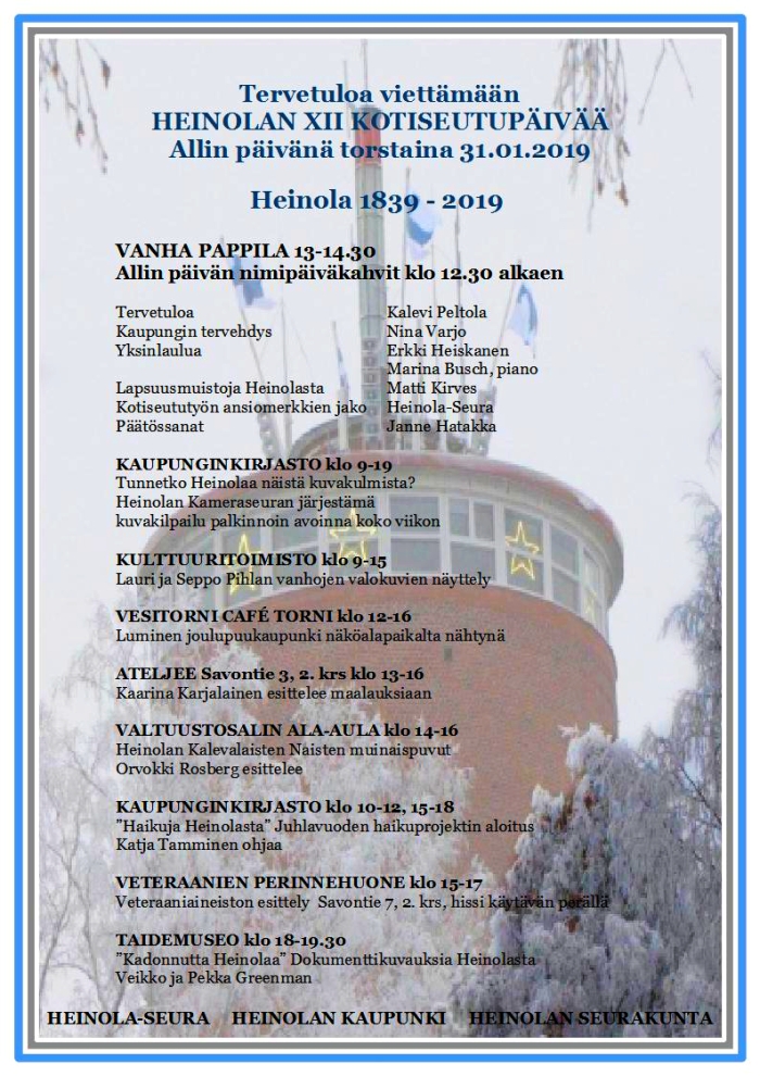 Allinp�iv�n ohjelma 2019