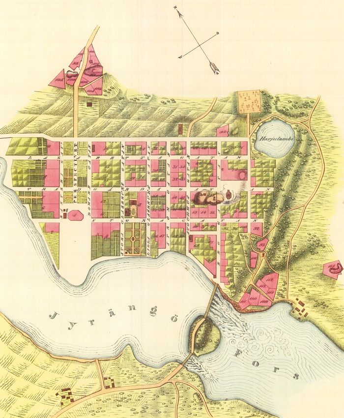 Gyldenin kartta Heinolasta